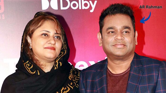 AR Rahman with his ex wife